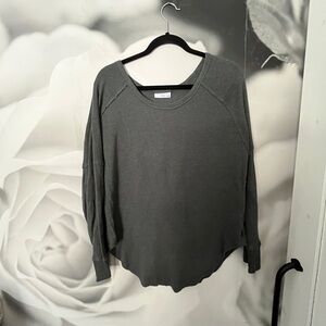 TNA Charcoal Long Sleeve Top